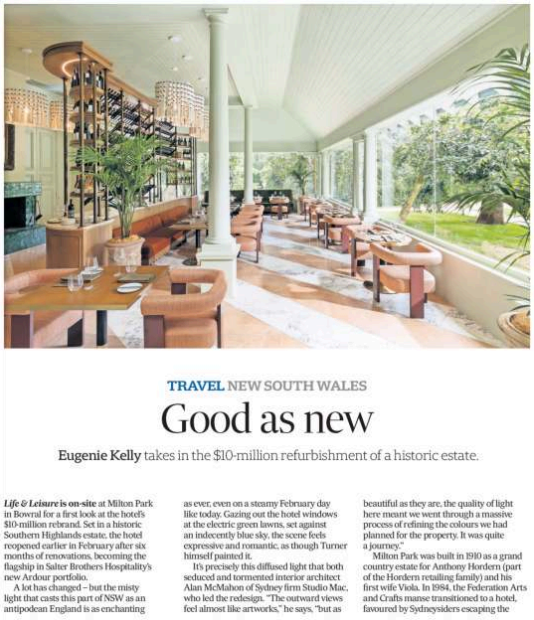 A first look at this historic countryside hotel’s $10m facelift